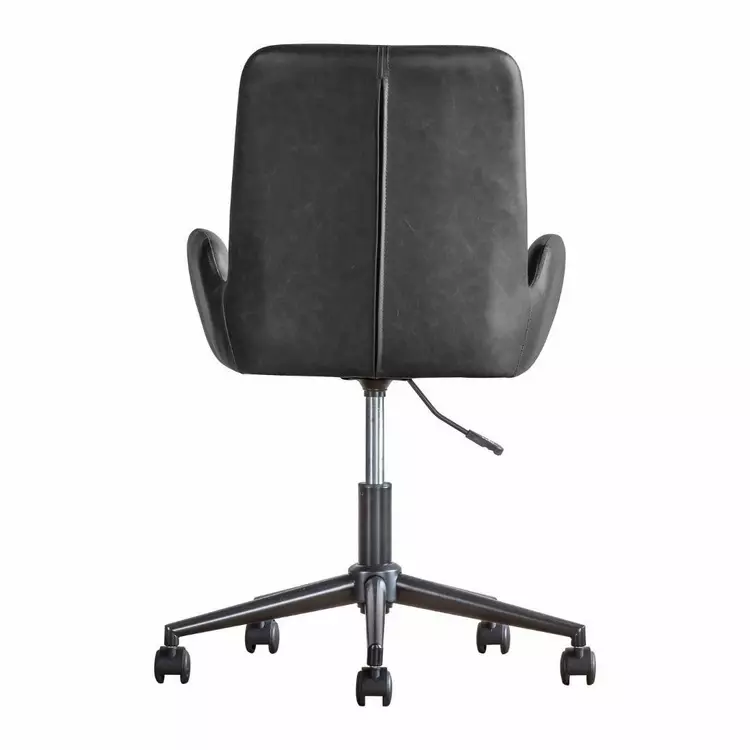 Ikea leather deals office chair